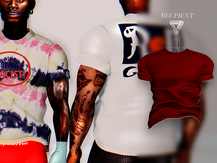 Blupr/nt - "CASH" Tee's - RED