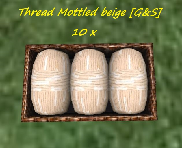 10x Thread Mottled beige [G&S]