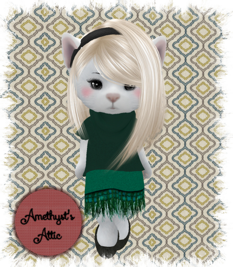AA-Fringed Midi with Cowl Neck Set-Dinkies