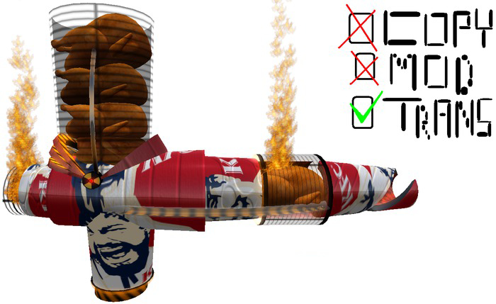 Fried chicken bazooka