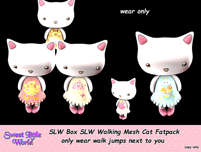 SLW Box SLW Walking Mesh Cat Fatpack