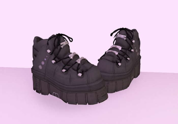 EMF New Rock Booties Black - DEMO