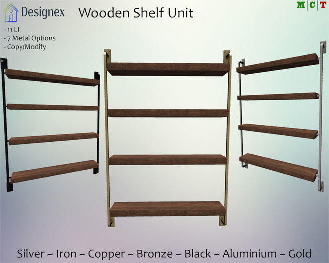 Designex Wooden Shelf
