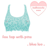 mewllocute-fox top-blue leo