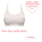 mewllocute-fox top-ivory