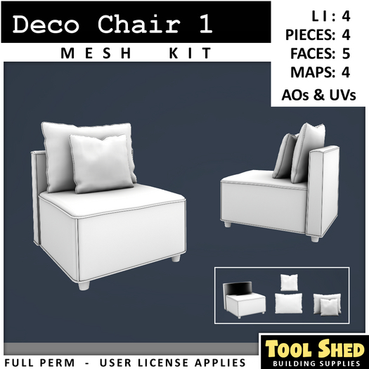 Tool Shed - Deco Chair 1 Mesh Kit