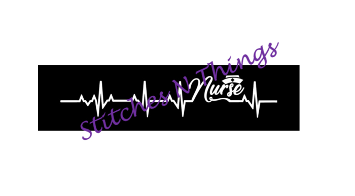 Stitches N Things - Nurse Heartbeat patch