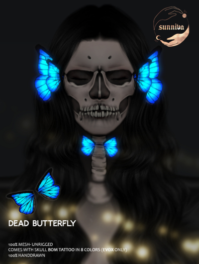 Sunniva . Death Butterfly (Blue) - Unpack