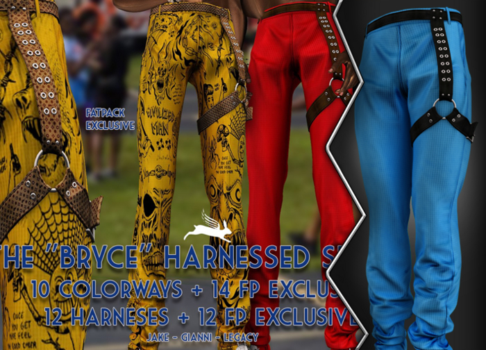 AxH - The "Bryce" Baby Harnessed Slacks