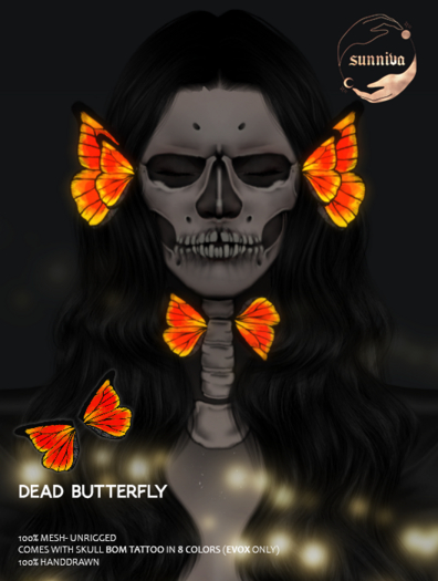 Sunniva . Death Butterfly (Orange) - Unpack