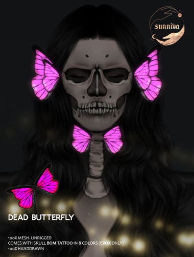 Sunniva . Death Butterfly (Pink) - Unpack