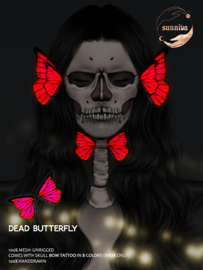 Sunniva . Death Butterfly (Red) - Unpack