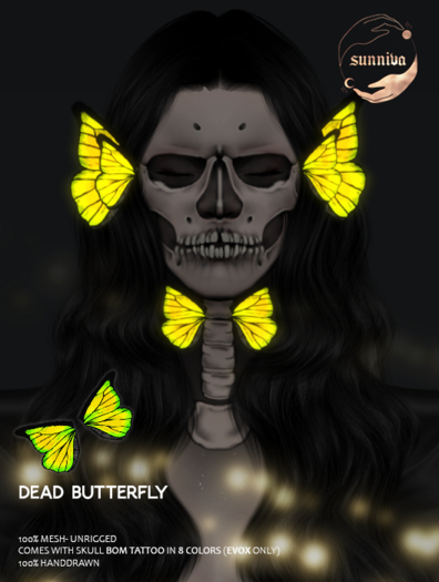 Sunniva . Death Butterfly (Yellow) - Unpack