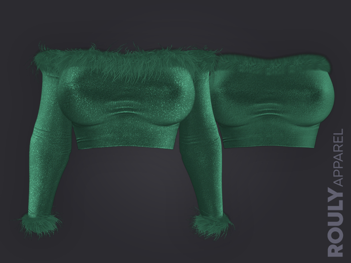 ROULY :: Velvet Sparkle Couture Top - Eme