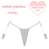 mellowcute-natali panties-ivory