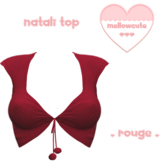 mellowcute-natali top-rouge