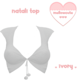 mellowcute-natali top-ivory
