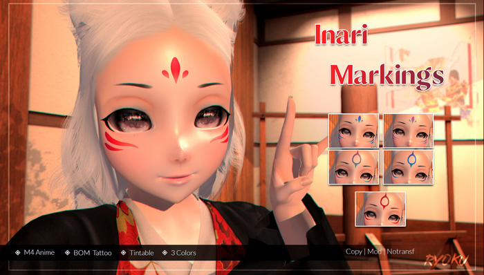 - Ryoku - Inari markings (M4 Anime)