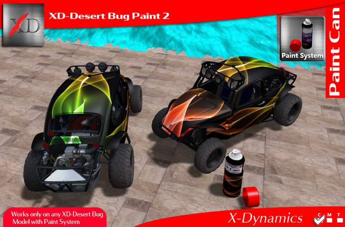 [Paint Can] XD-Desert Bug Paint 2 Can Boxed