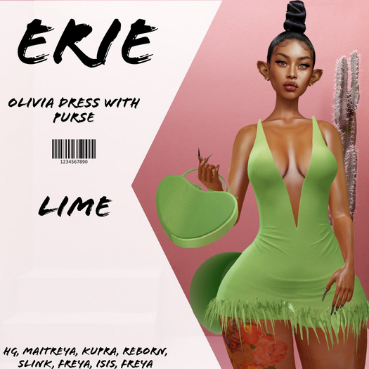 Erie[olivia dress][lime]