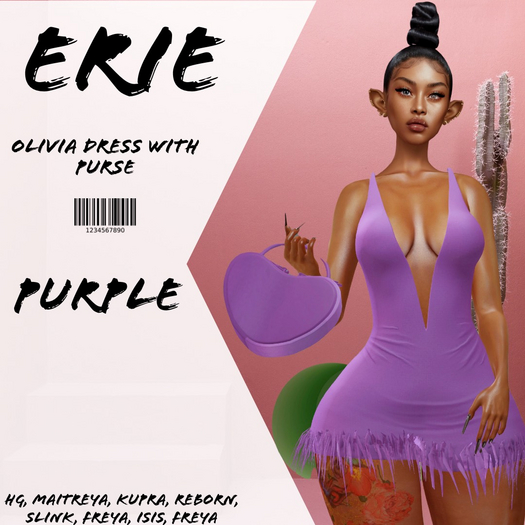 Erie[olivia dress][purple]