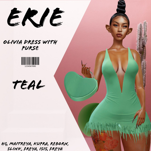 Erie[olivia dress][teal]