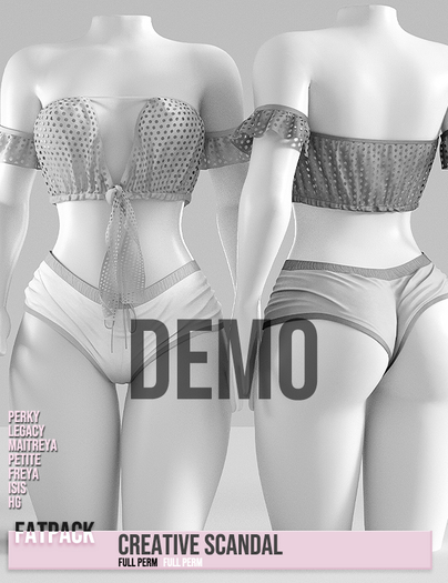 CREATIVE SCANDAL. BIG SET 106  -DEMO