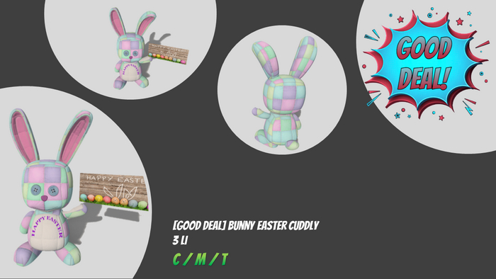 [GOOD DEAL] Bunny Easter Cuddly. BOXED/ADD&TOUCH.