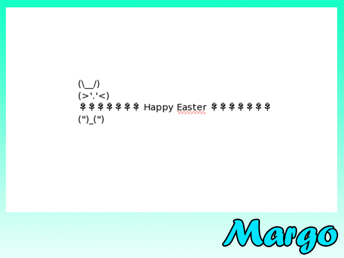 Happy Easter 1.