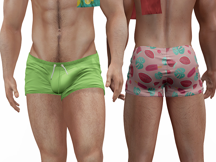 Swimshorts Johnny (without towel) TwoSided