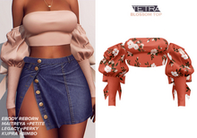 TETRA - Blossom - Puff Sleeve Top (Pattern #6)