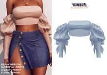 TETRA - Blossom - Puff Sleeve Top (Cloud)