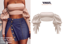 TETRA - Blossom - Puff Sleeve Top (Pearl)