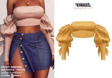 TETRA - Blossom - Puff Sleeve Top (Yellow)