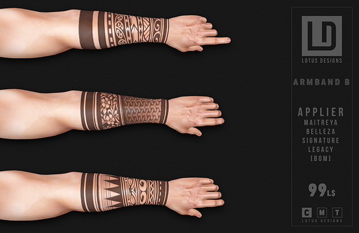 [LD Tattoo] ARMBAND B Box