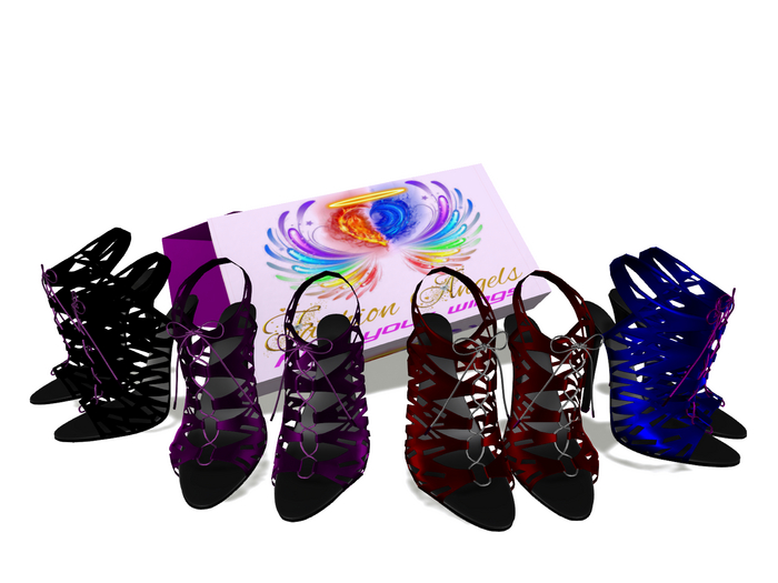 FOUR COLOR HEELS SANDAL