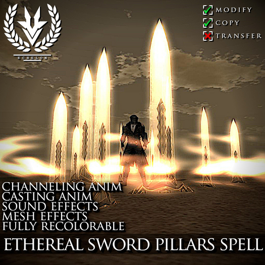 [Echelon] // Ethereal Sword Pillars Spell