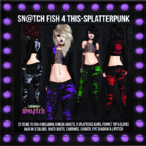 4 Sn@tch Splash Jeans Cuffs