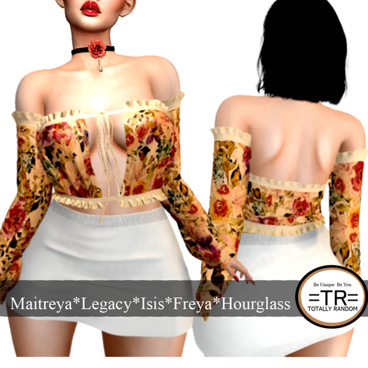 =TR= Fluer and Fawna (Creamy) Maitreya,Legacy,Isis,Freya,Hourglass 