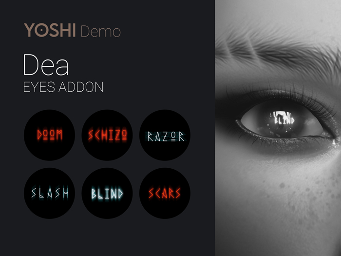 YOSHI - Dea - Eyes Sparkle Addon - Demo