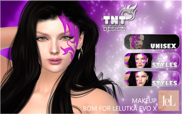 Makeup Fantasy Purple