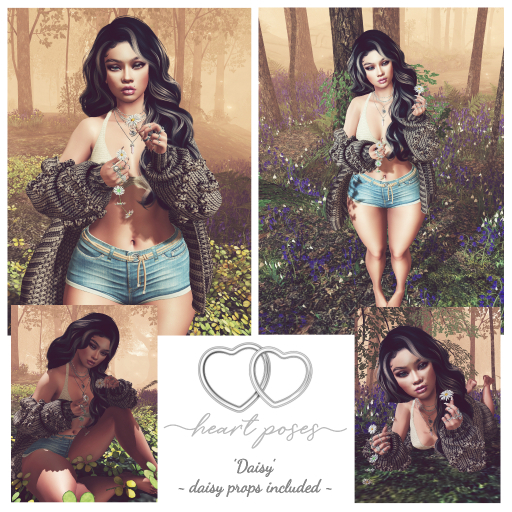 heart poses ::  Daisy  {add to unpack}
