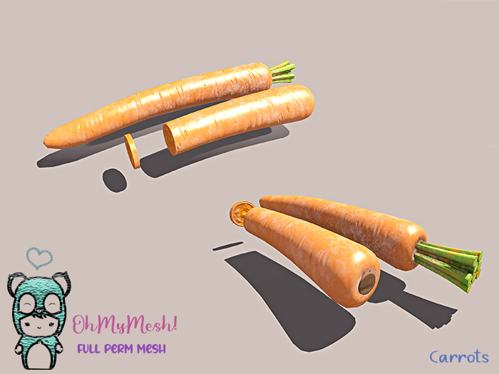 OhMyMesh! Carrots - Full Perm Mesh