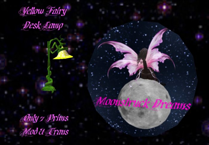 Yellow Fairy Desk lamp