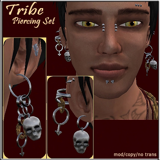 Piercing Set Tribe - Tigereye Designs