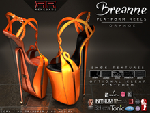 [Renegade] Breanne Platform Heels - Orange