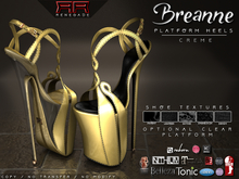 [Renegade] Breanne Platform Heels - Creme
