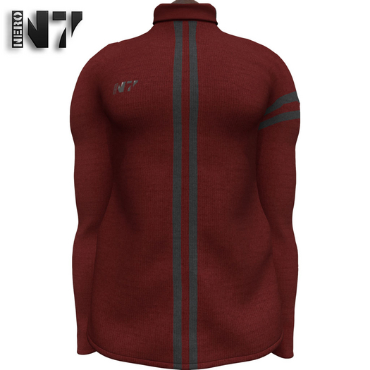 Nero - Stripped Turtleneck - Red