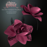 POISON ROUGE Small Affair Headpiece - Rose/Black