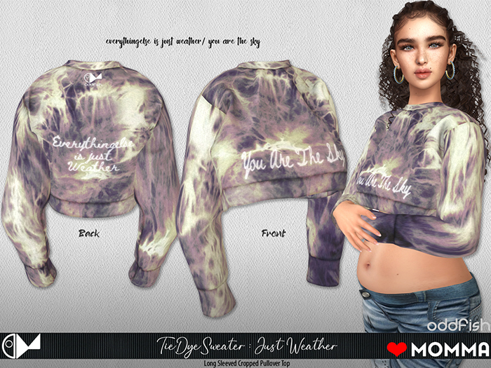 ODd TieDye Sweater : Just Weather